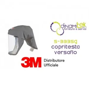 3M VERSAFLO S-333SG COPRITESTA CON SOSPENSIONE INTEGRATA A ELEVATA RESISTENZA TAGLIA PICCOLA Dinamitek 1