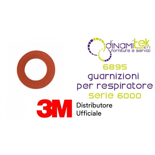 3M 6895 GUARNIZIONI PER RESPIRATORE RIUTILIZZABILE SERIE 6000 Dinamitek 1