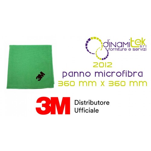 2012 CHIFFON MICROFIBRE VERT 360 MM X 360 MM, LOT DE 10 3M SCOTCH-BRITE