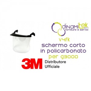 3M V4FK SCHERMO TRASPARENTE CORTO IN POLICARBONATO Dinamitek 1