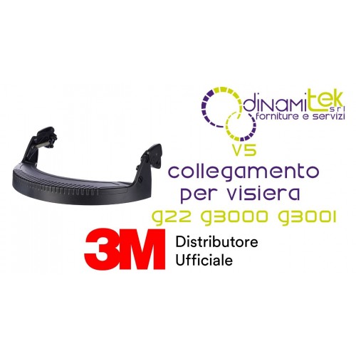 3M V5 SISTEMA DI COLLEGAMENTO PER VISIERA PER G22 E G3000 G3001 Dinamitek 1