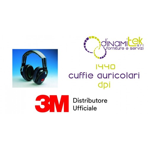 3M 1440 CUFFIE AURICOLARI DPI Dinamitek 1