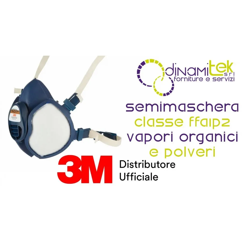 4251 RESPIRATORE A SEMIMASCHERA CLASSE FFA1P2 3M Dinamitek 1
