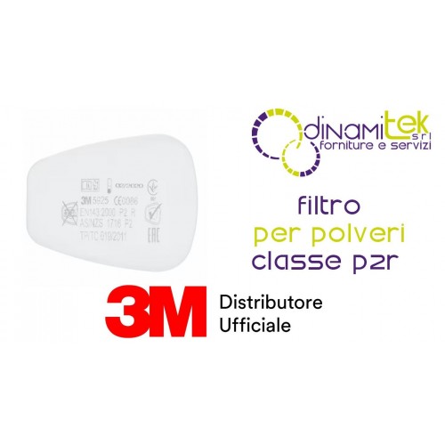 5925 COPPIA FILTRI PER POLVERI CLASSE P2 3M Dinamitek 1