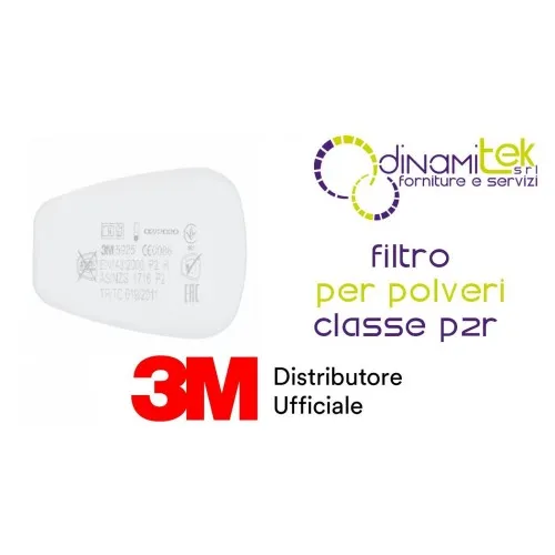 5925 COPPIA FILTRI PER POLVERI CLASSE P2 3M Dinamitek 1