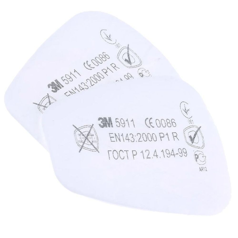 3M 5911 COPPIA FILTRI ANTIPARTICOLATI PER POLVERI CLASSE P1 R Dinamitek 2