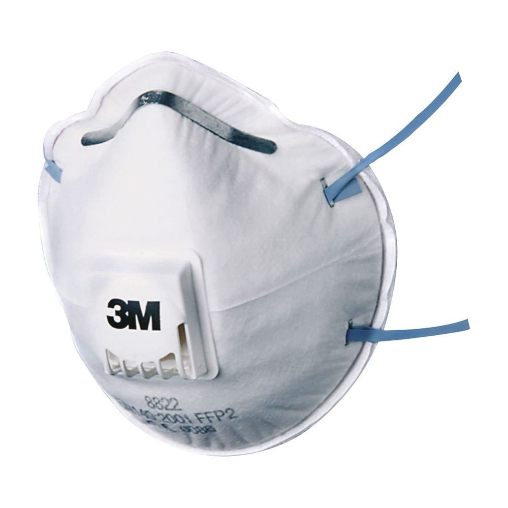 3M 8822 RESPIRATORE ANTIPARTICOLATO FFP2 CON VALVOLA Dinamitek 2