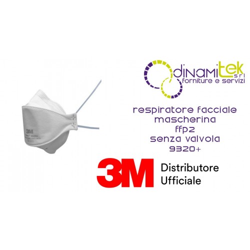 9320+ MASQUE RESPIRATOIRE JETABLE FFP2 NR D SANS VALVE 3M
