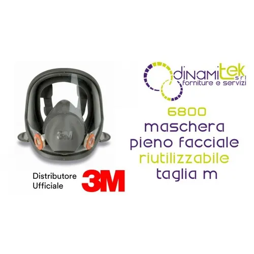 6800 MASQUE FACIAL RÉUTILISABLE TAILLE M 3M