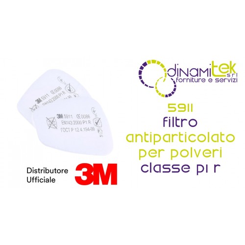 5911 PARTICULATE FILTERS FOR DUST CLASS P1 R CARTON 30 PCS 3M