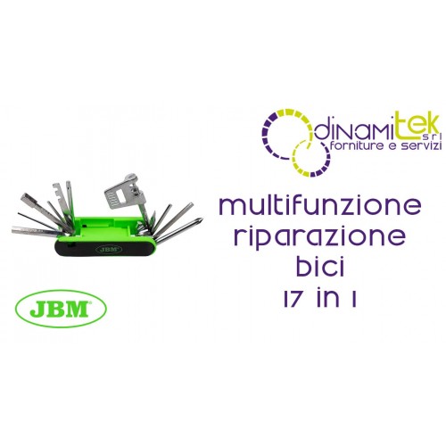 JBM 54074 STRUMENTO DI RIPARAZIONE BICI MULTIFUNZIONE Dinamitek 1