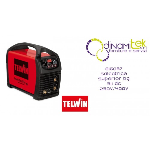 TELWIN 816037 SUPERIOR TIG 311 DC 230V/400V Dinamitek 1