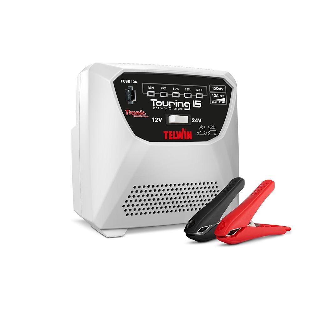 TELWIN 807852 CARICABATTERIE TOURING 15 230V 12V/24V Dinamitek 2