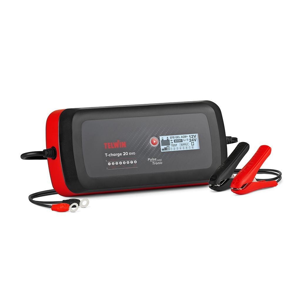 TELWIN 807856 CARICABATTERIE T-CHARGE 20 EVO 100-240V 12V/24V Dinamitek 2