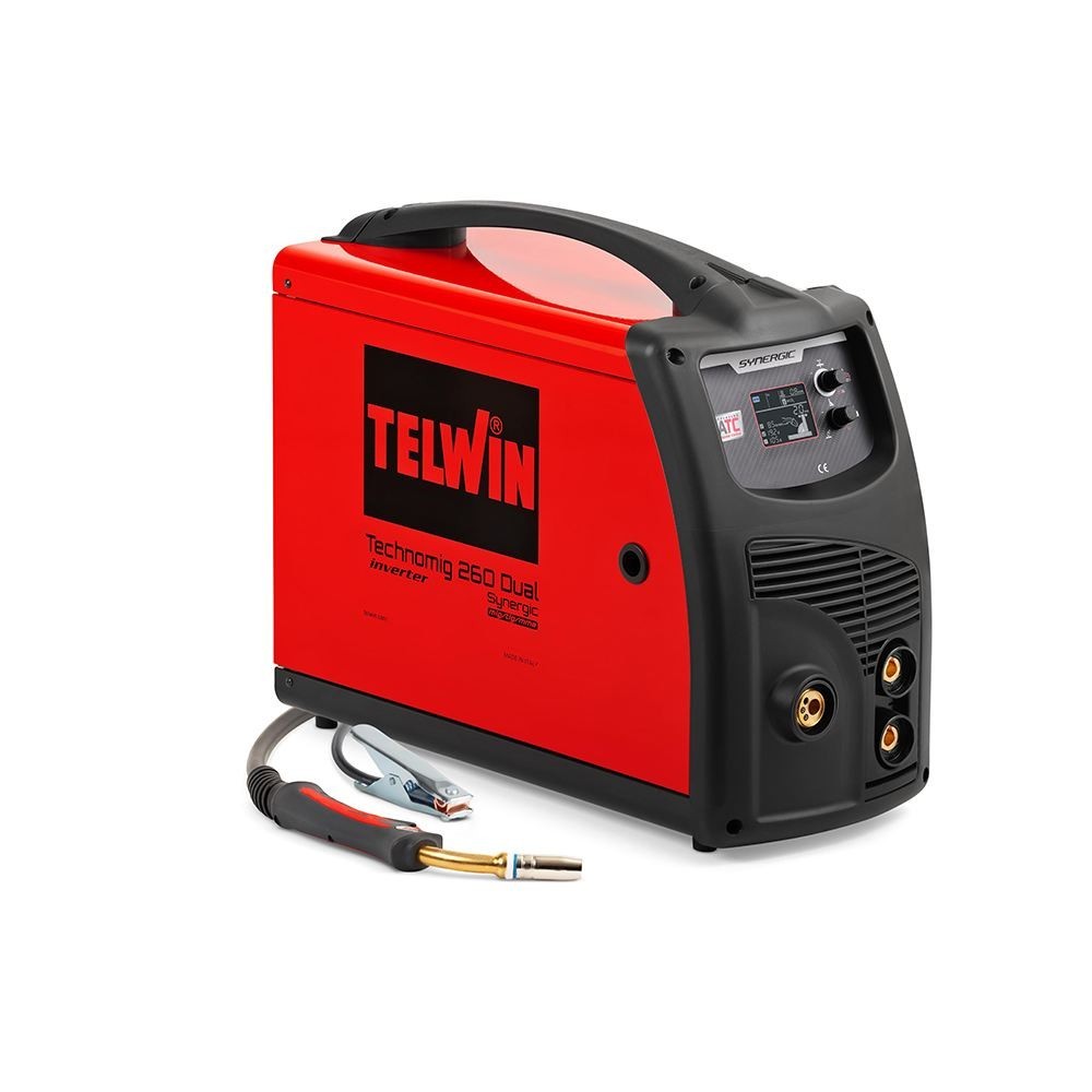 TELWIN 816056 SALDATRICE TECHNOMIG 260 DUAL SYNERGIC 230V MIG-MAG 1-PH Dinamitek 2