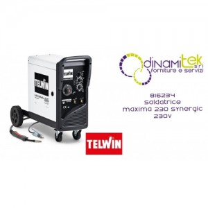 TELWIN 816234 SALDATRICE MAXIMA 230 SYNERGIC 230V Dinamitek 1