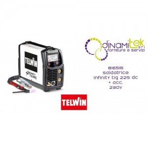 TELWIN 816516 SALDATRICE INFINITY TIG 225 DC + ACC. 230V Dinamitek 1