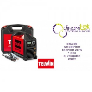 TELWIN 816236 SALDATRICE TECNICA 211-S ACC E VALIGETTA 230V Dinamitek 1
