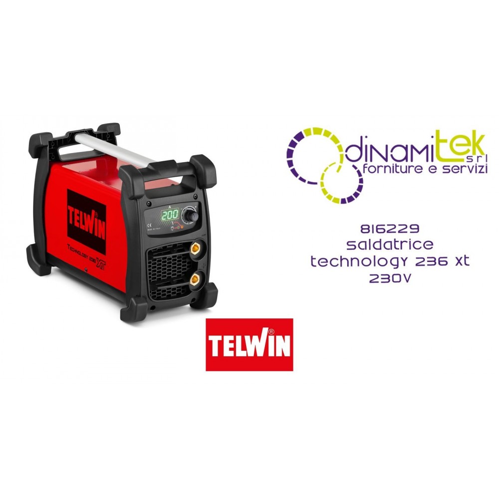 TELWIN 816229 SALDATRICE TECHNOLOGY 236 XT 230V Dinamitek 1