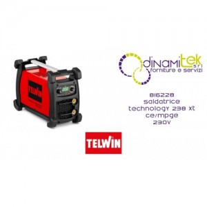 TELWIN 816228 SALDATRICE TECHNOLOGY 238 XT CE/MPGE 230V Dinamitek 1