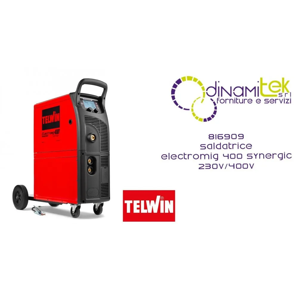 TELWIN 816909 ELECTROMIG 400 SYNERGIC 230V/400V Dinamitek 1