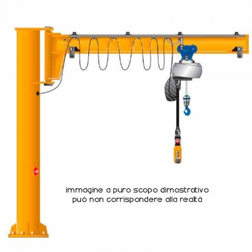 JIB CRANE COLUMN CANTILEVER HIGH-4 M TO.S.CARLO SAPORITI Dinamitek 4