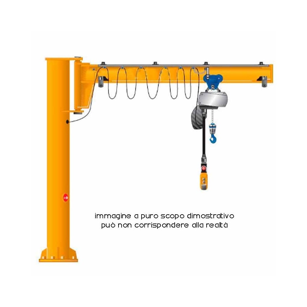 JIB CRANE COLUMN CANTILEVER HIGH-4 M TO.S.CARLO SAPORITI Dinamitek 4
