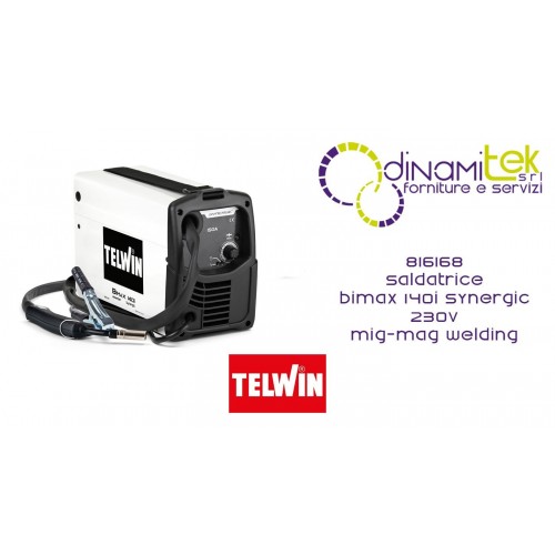 TELWIN 816168 SALDATRICE BIMAX 140i SYNERGIC 230V Dinamitek 1