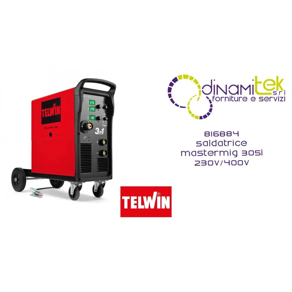 TELWIN 816884 MASTERMIG 305i  230V/400V Dinamitek 1