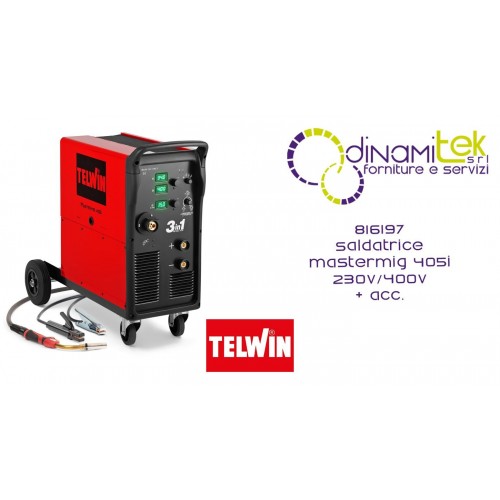 TELWIN 816197 MASTERMIG 405i 230V/400V + ACC. Dinamitek 1