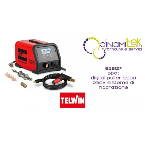 TELWIN 828127 SPOT DIGITAL PULLER 5500 230V SISTEMA DI RIPARAZIONE Dinamitek 1