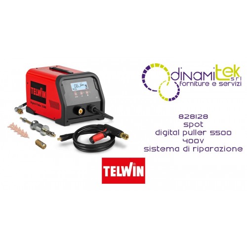 TELWIN 828128 SPOT DIGITAL PULLER 5500 400V SISTEMA DI RIPARAZIONE Dinamitek 1