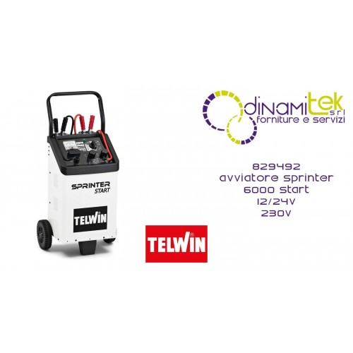 TELWIN 829492 AVVIATORE SPRINTER 6000 START 12/24V 230V Dinamitek 1