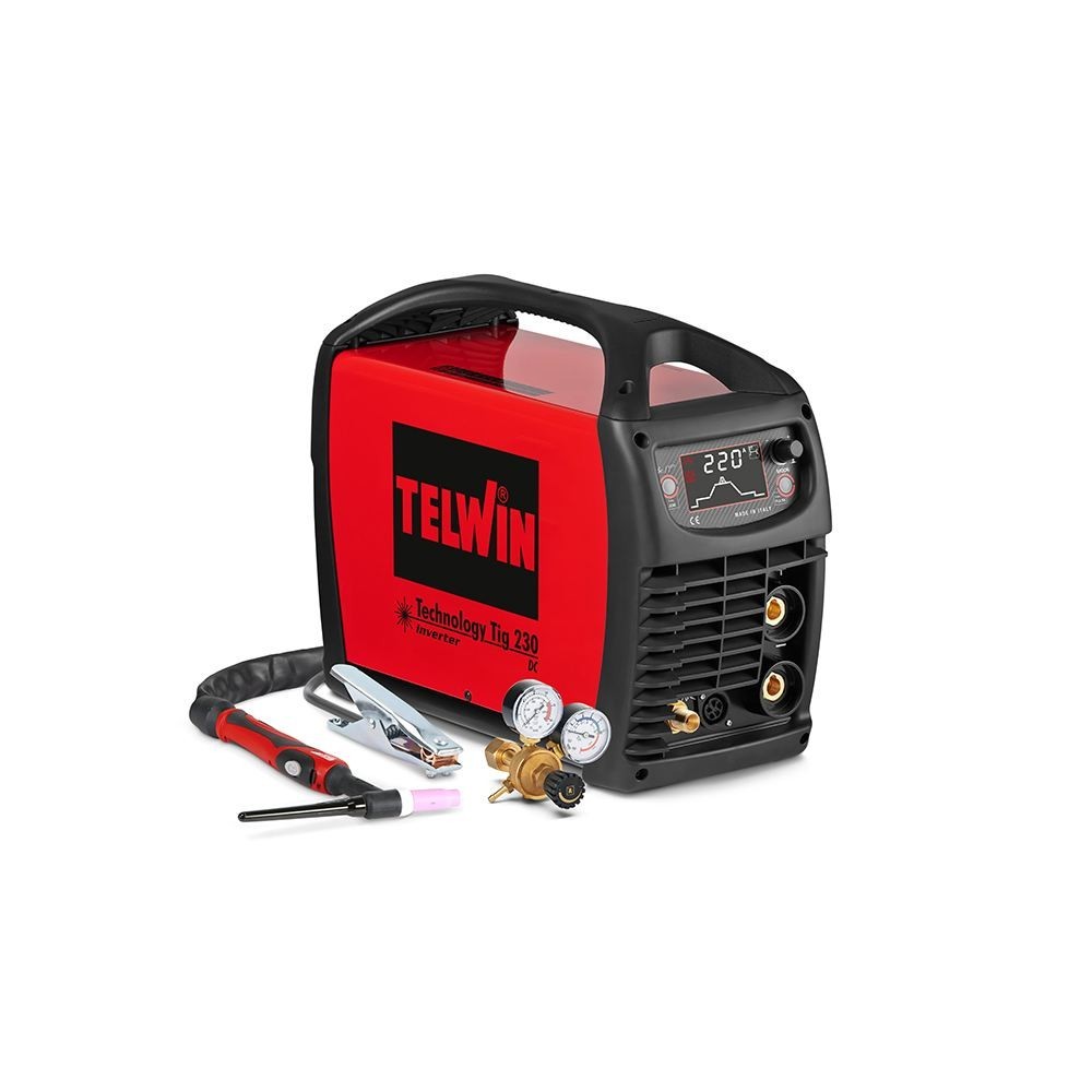 TELWIN 816930 SALDATRICE TECHNOLOGY TIG 230 DC + ACC Dinamitek 2