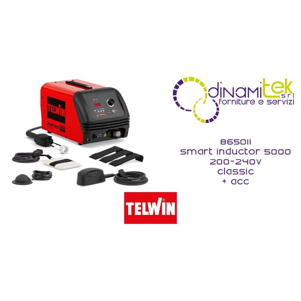 TELWIN 865011 SMART INDUCTOR 5000 200-240V CLASSIC+ACC Dinamitek 1