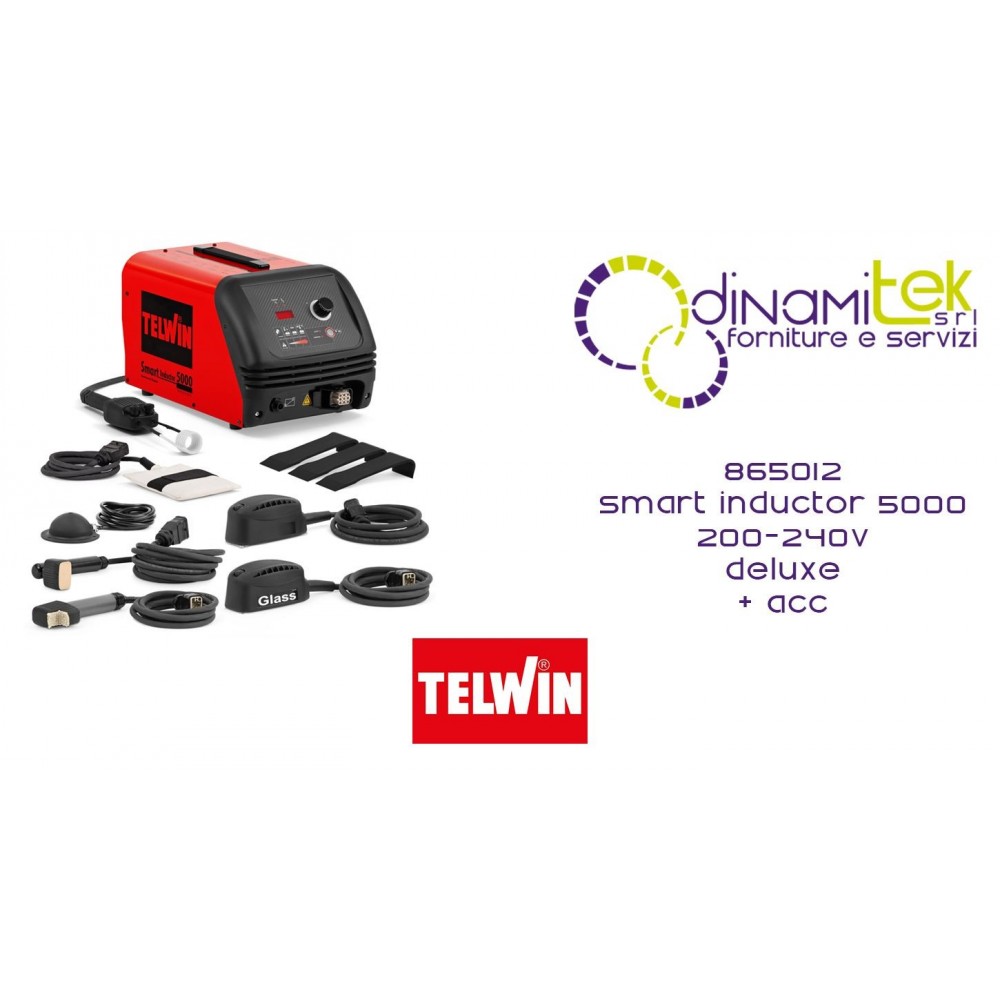 TELWIN 865012 SMART INDUCTOR 5000 200-240V DELUXE +ACC Dinamitek 1