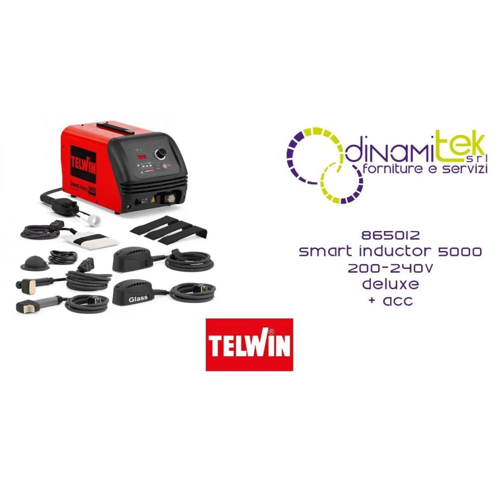 TELWIN 865012 SMART INDUCTOR 5000 200-240V DELUXE +ACC Dinamitek 1