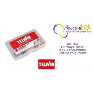TELWIN 804152 KIT MT25 TORCH BOX CONSUMABILI TORCIA MIG MT25 Dinamitek 1