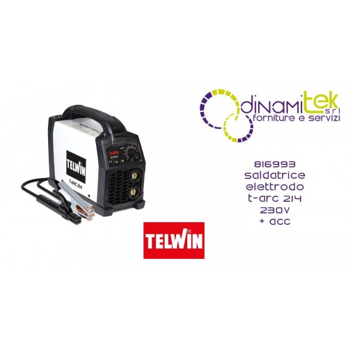 TELWIN 816993 SALDATRICE ELETTRODO T-ARC 214  230V e ACC Dinamitek 1
