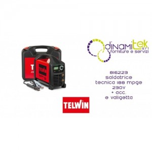 TELWIN 816223 SALDATRICE TECNICA 188 MPGE 230V ACC. CON VALIGETTA DI PLASTICA Dinamitek 1
