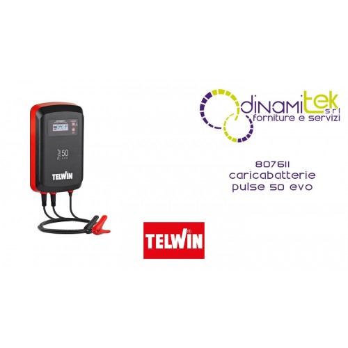 TELWIN 807611 CARICABATTERIE PULSE 50 EVO Dinamitek 1