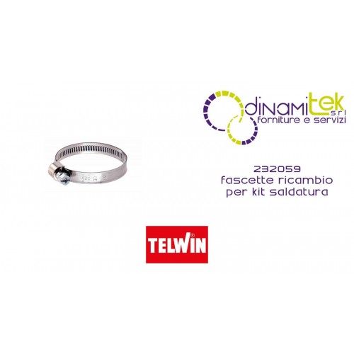TELWIN 232059 FASCETTE RICAMBIO PER KIT SALDATURA Dinamitek 1