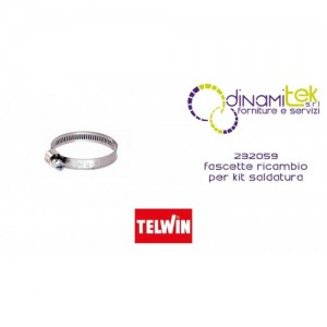 TELWIN 232059 FASCETTE RICAMBIO PER KIT SALDATURA Dinamitek 1