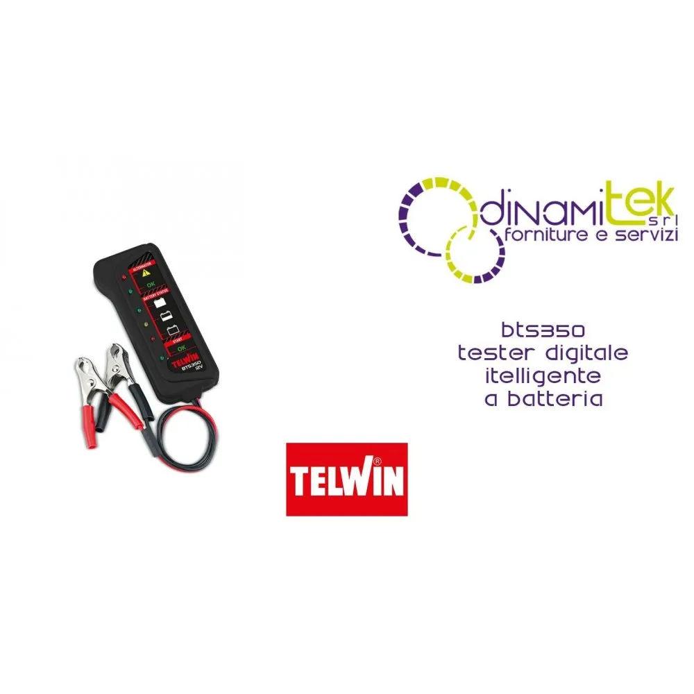 TELWIN 802783 BTS350 TESTER BATTERIA Dinamitek 1