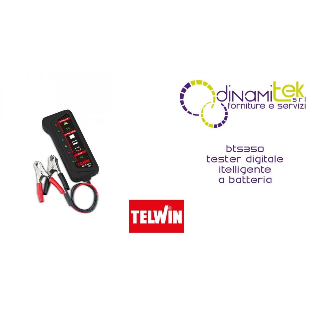 TELWIN 802783 BTS350 TESTER BATTERIA Dinamitek 1