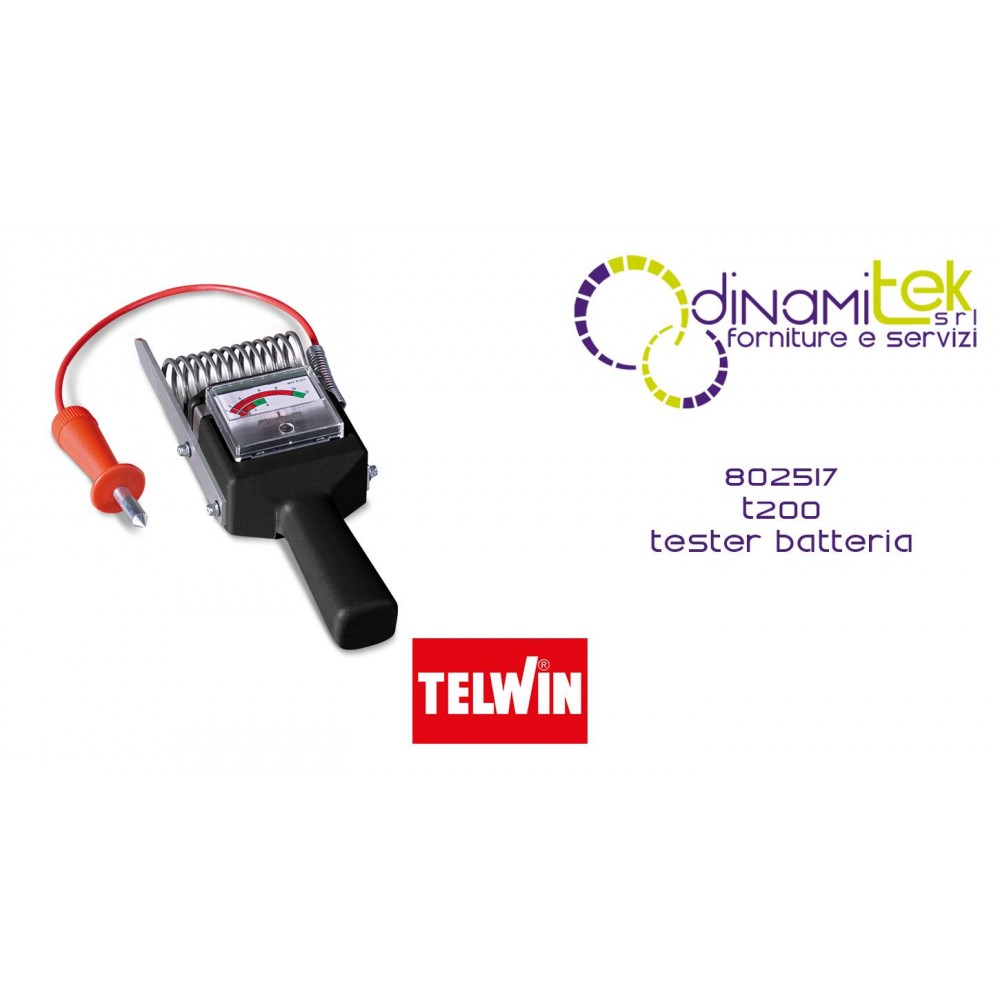 TELWIN 802517 T200 TESTER BATTERIA Dinamitek 1