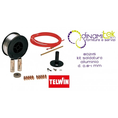 802115 KIT DE SOUDAGE ALUMINIUM POUR TECHNOMIG 180 210 TELWIN