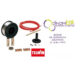 802115 KIT SALDATURA ALLUMINIO TELWIN PER TECHNOMIG 180 210 215 Dinamitek 1