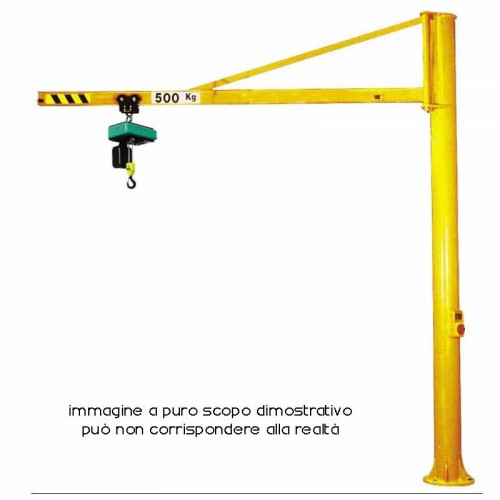 JIB CRANE COLUMN IN THE BEAM TIRANTATA HIGH 5M TO.S.CARLO SAPORITI Dinamitek 4