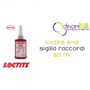 LOCTITE 542 SIGILLARACCORDI A MEDIA RESISTENZA E RAPIDA POLIMERIZZAZIONE 50 ml HENKEL Dinamitek 1